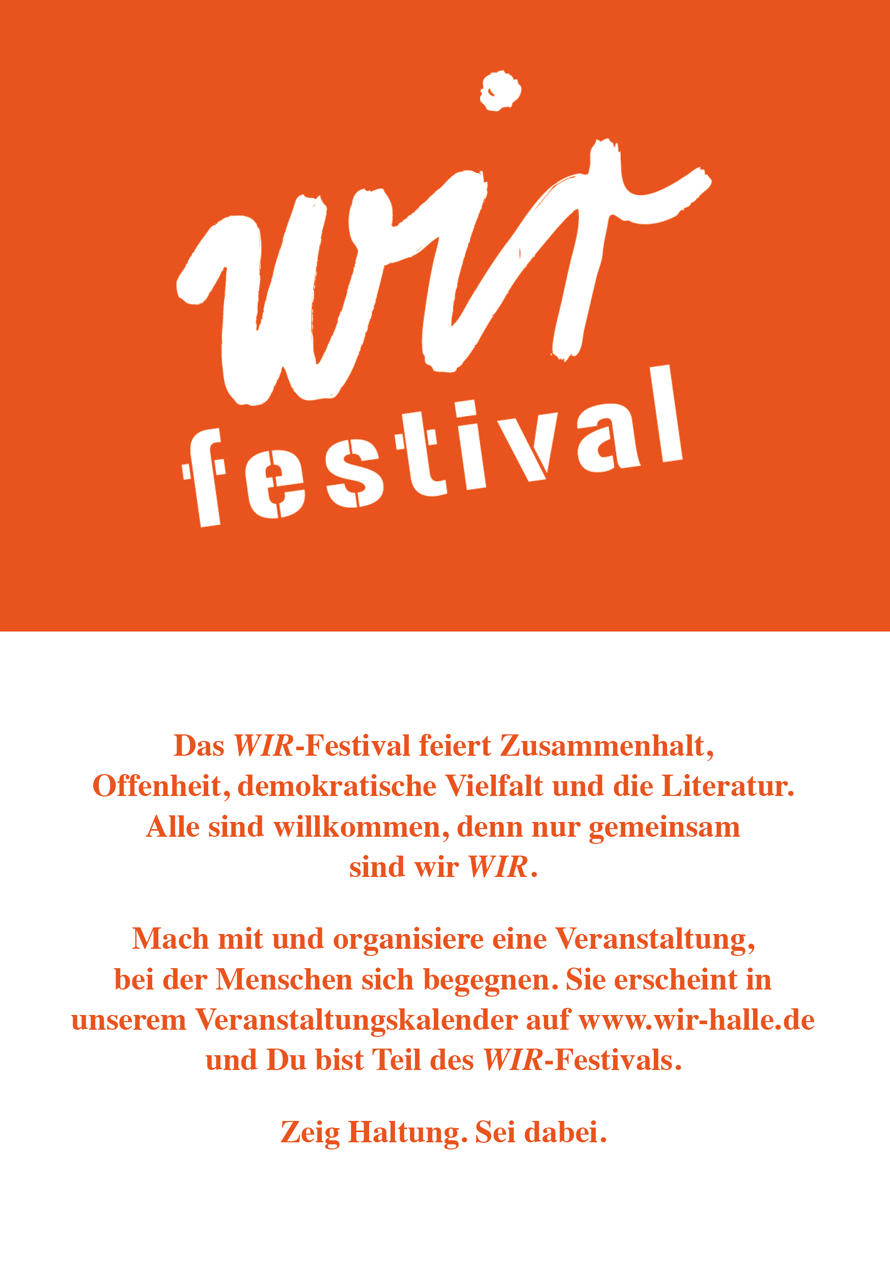 Flyer festival