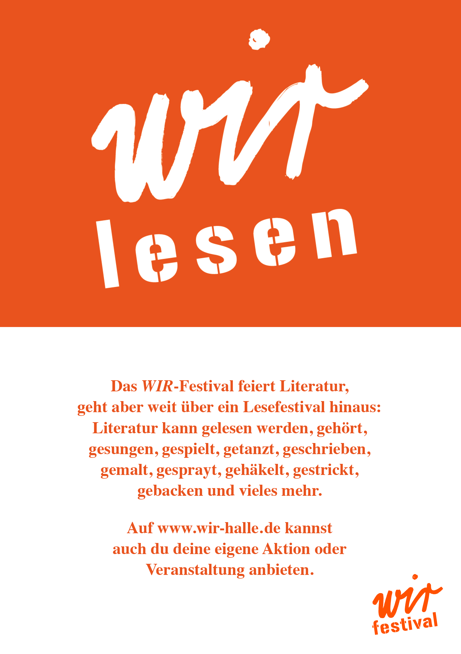 Flyer lesen