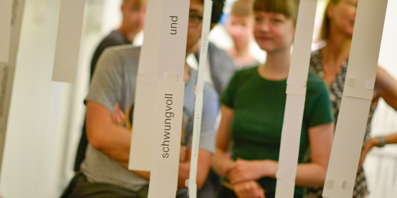 Wortstreifen – Texte am laufenden Band