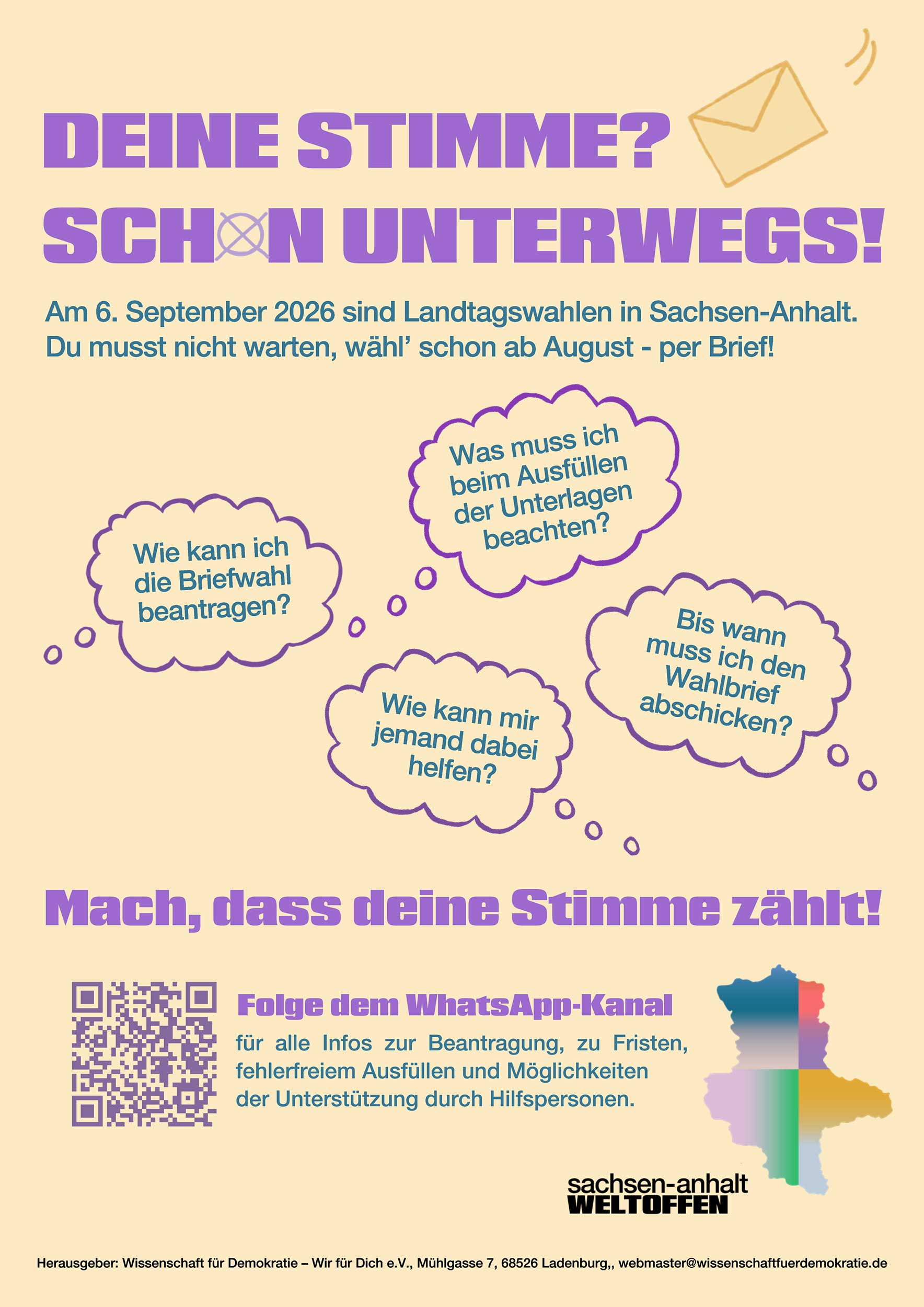 Briefwahl Plakat