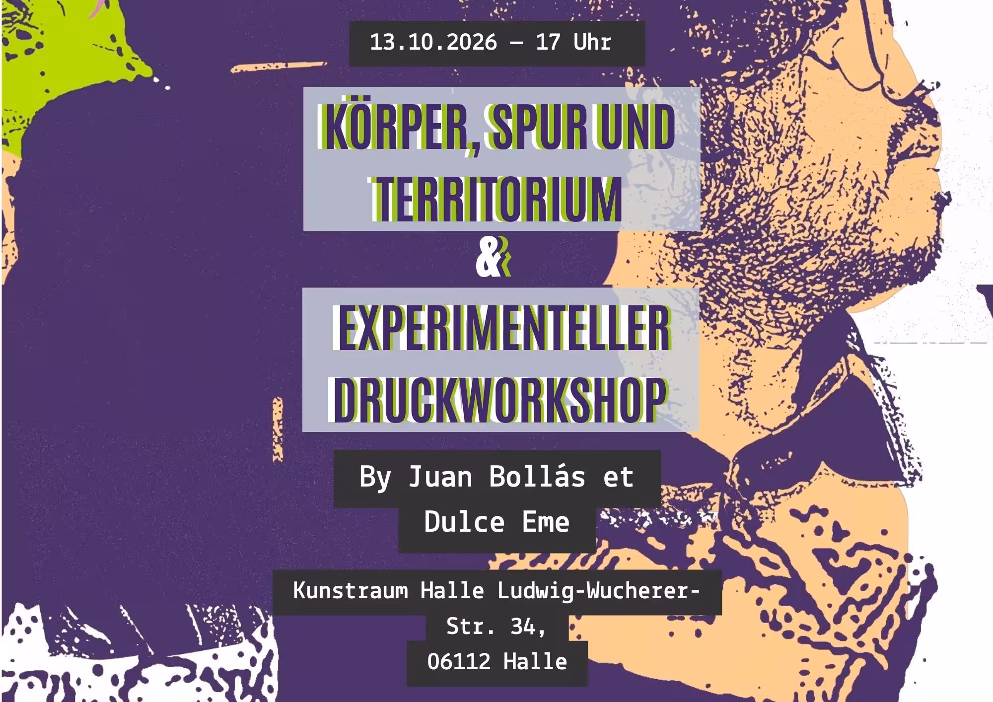 KÖRPER, SPUR UND TERRITORIUM – EXPERIMENTELLER DRUCKWORKSHOP